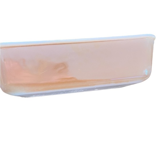 Vintage Fire King Peach Lustre Loaf Pan 50’s/60’s - Picture 3 of 6